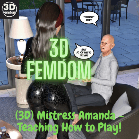 (3D) Mistress Amanda - Teaching How to Play!