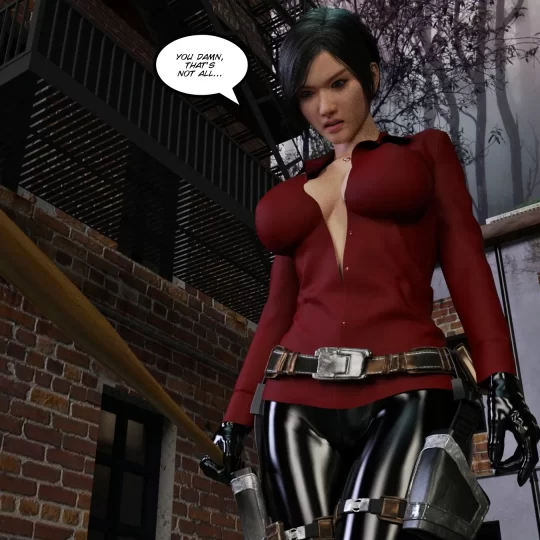 (3D) Ada Wong Living - in Hell (revenge) Cover