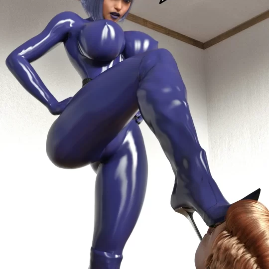 (3D) Dominatrix Purple - Psychological Treatment