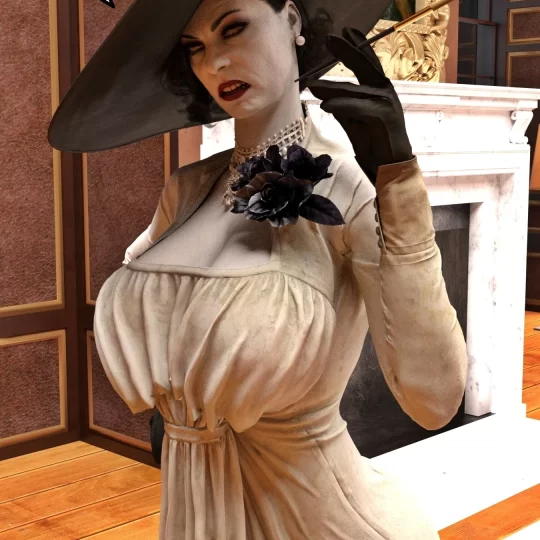 (3D) Lady Dimitrescu - Torture party!