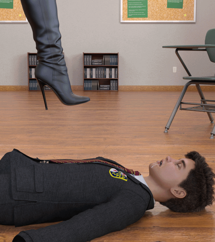 (3D) Prison School - Mrs. Meiko torturing me!