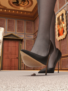 (3D) Lady Dimitrescu - Torture party!